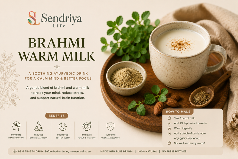 Brahmi Warm Milk
