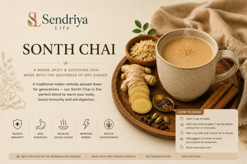 Dry Ginger Flakes Chai