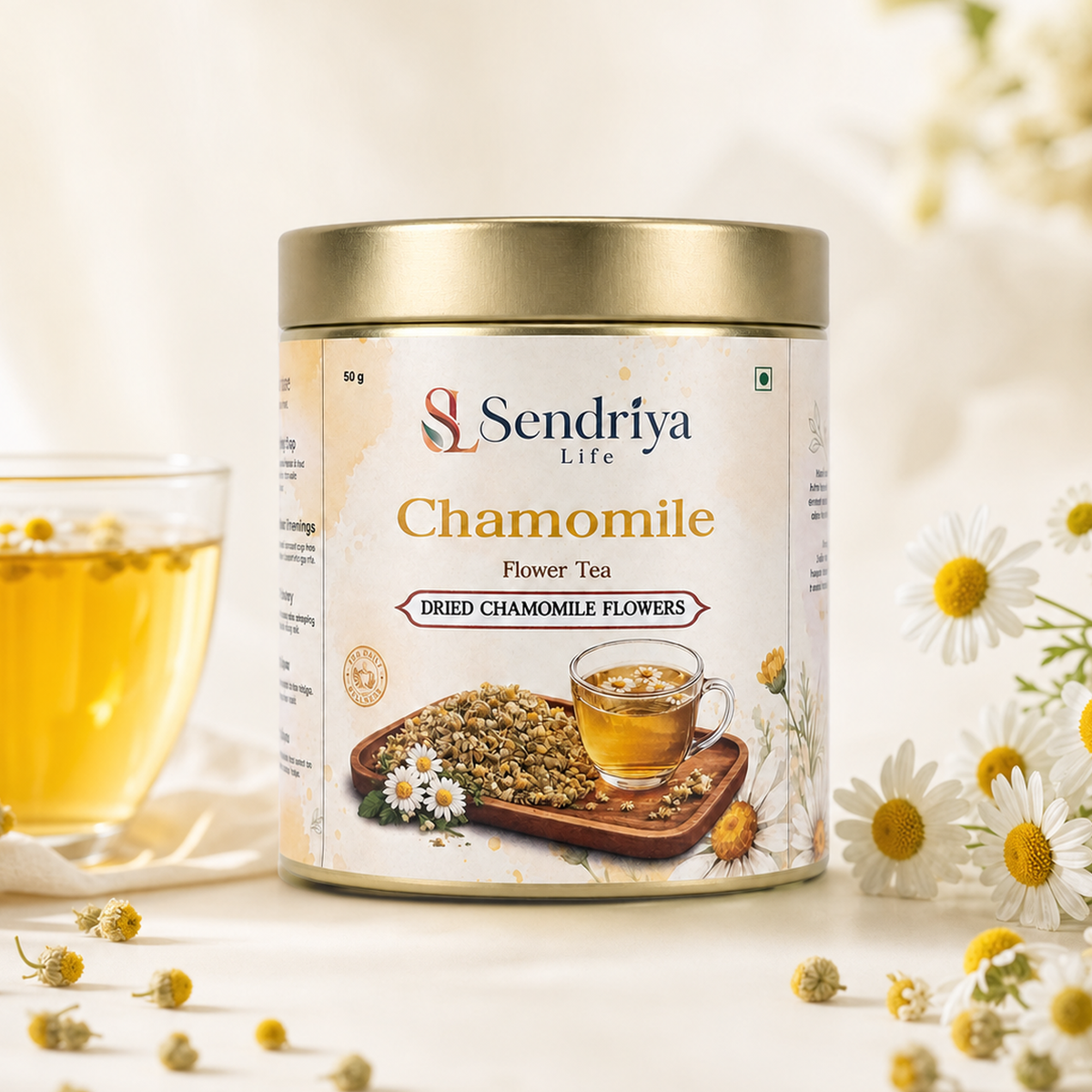 Chamomile saunf infusion with fennel and orange peel