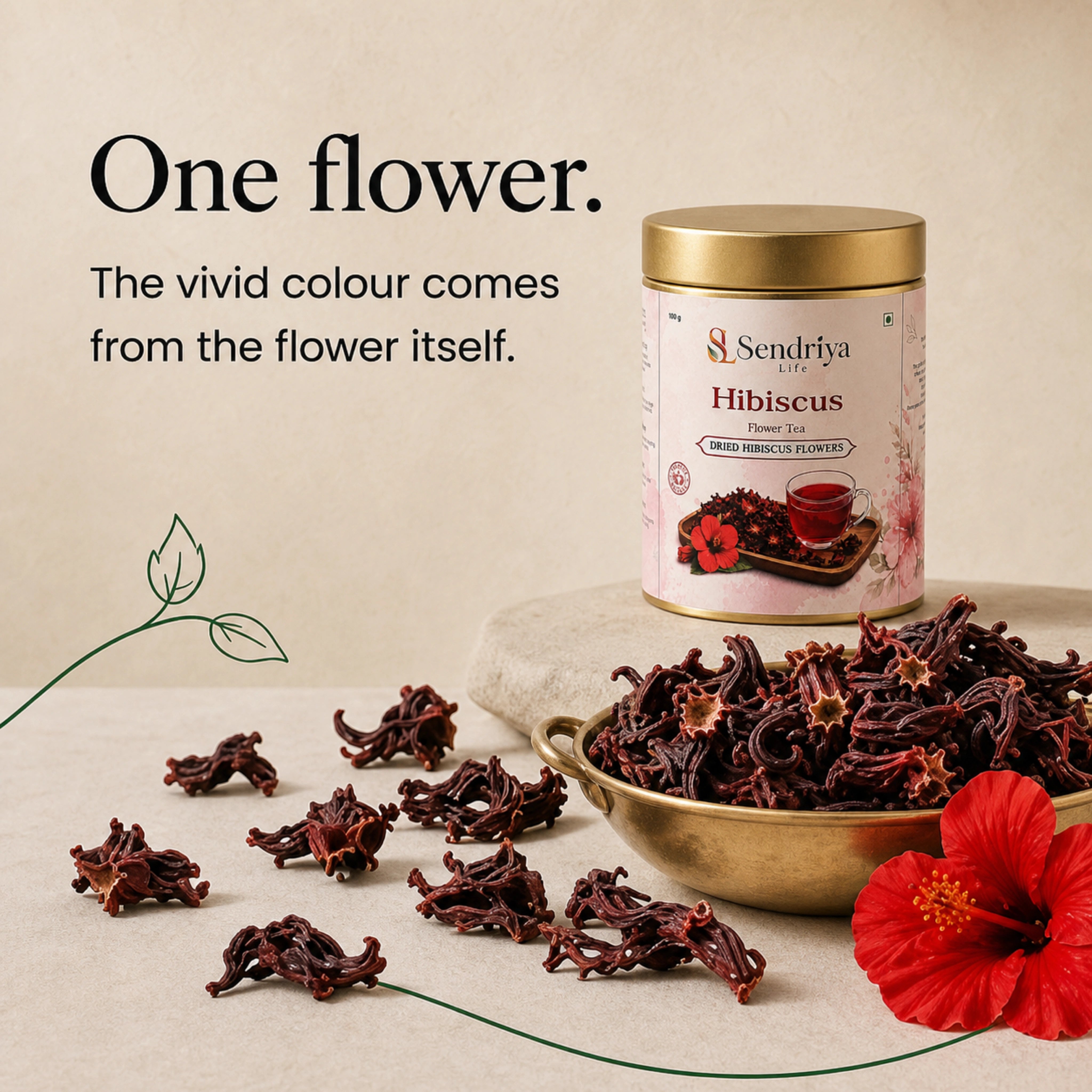Hibiscus Flower Tea (Gudhal) – 100g