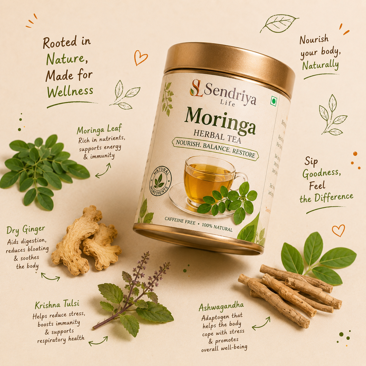 Moringa Herbal Tea