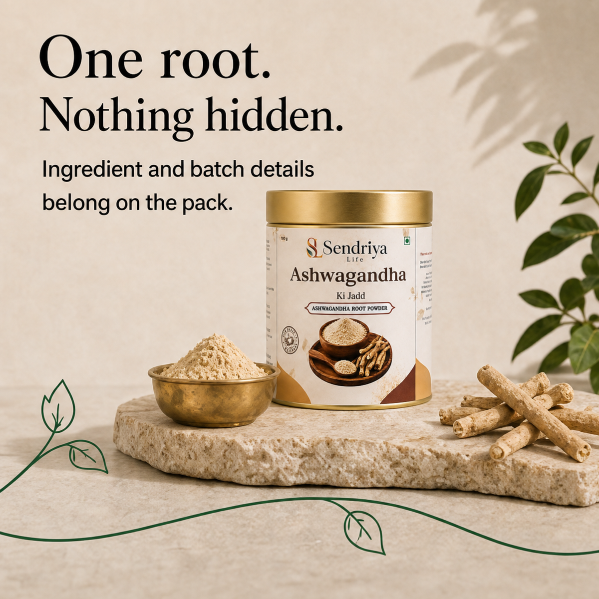 Ashwagandha Root Powder ingredient and product information