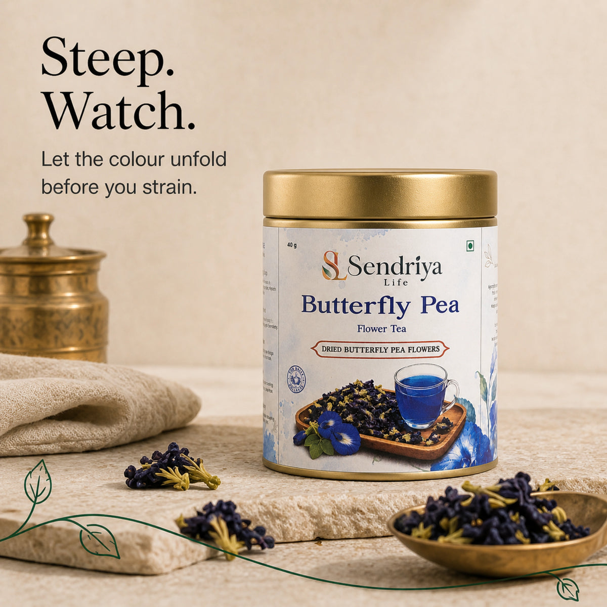 Serving ideas for Butterfly Pea Flower Tea