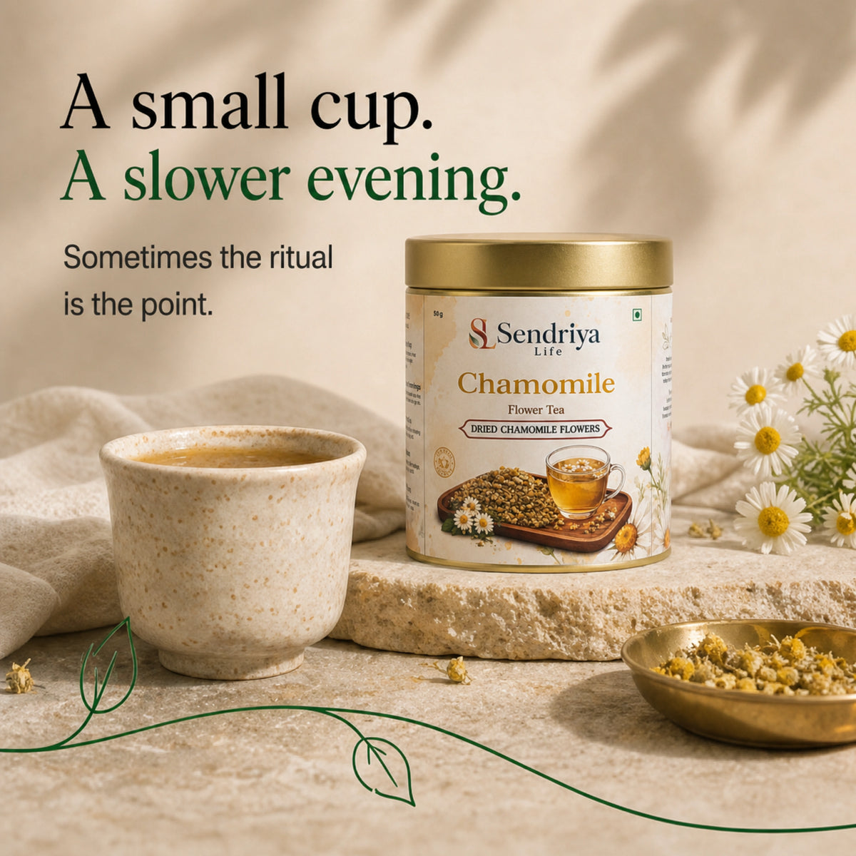 How to use Chamomile Flower Tea in drinks and meals
