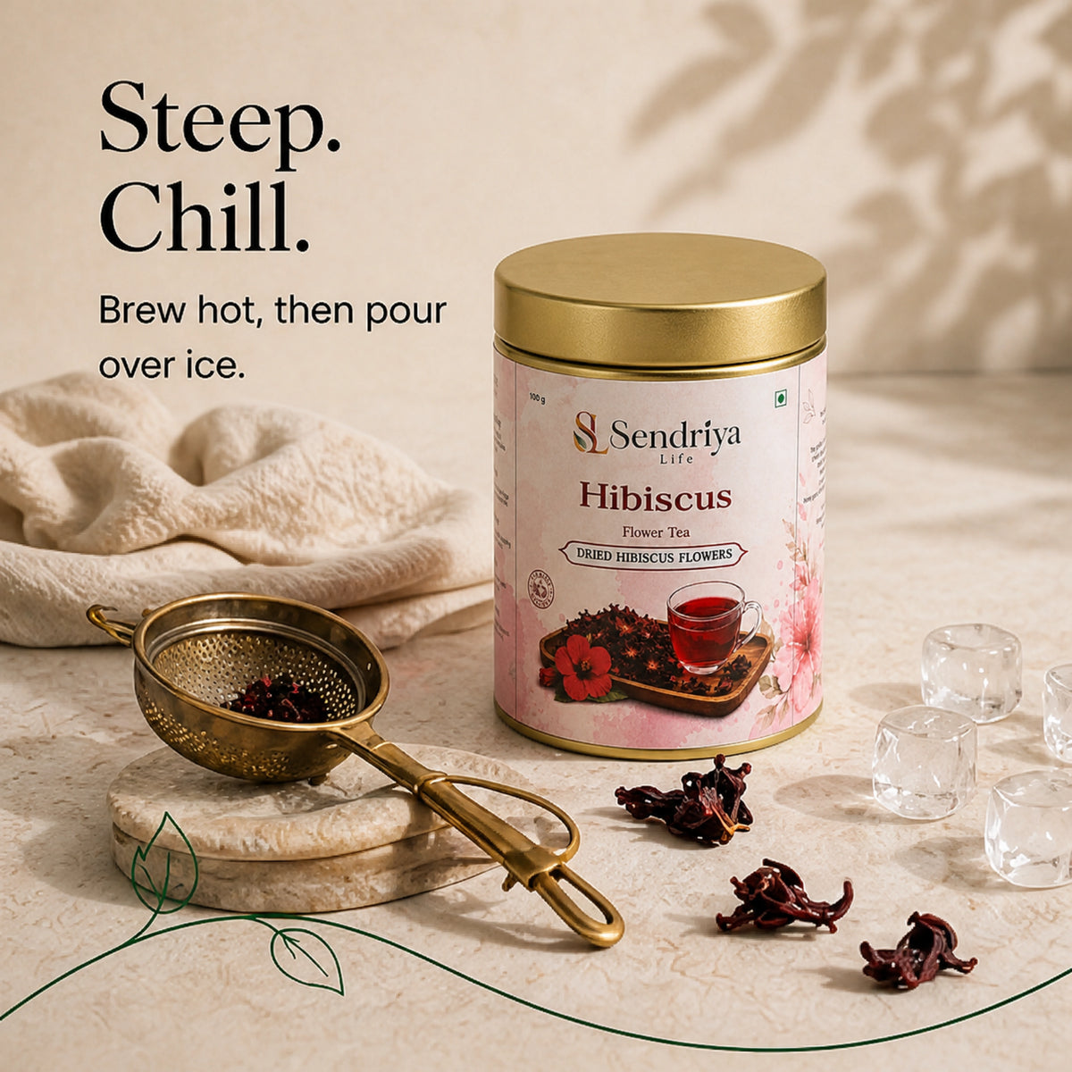 Serving ideas for Hibiscus Flower Tea