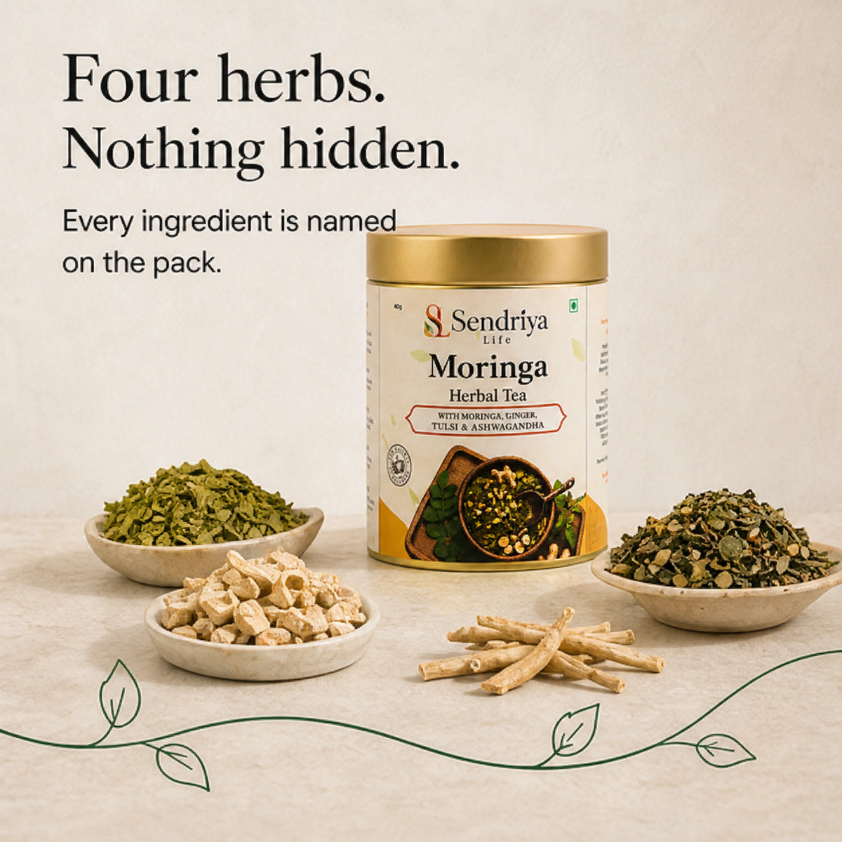 Moringa Herbal Tea ingredient and product information