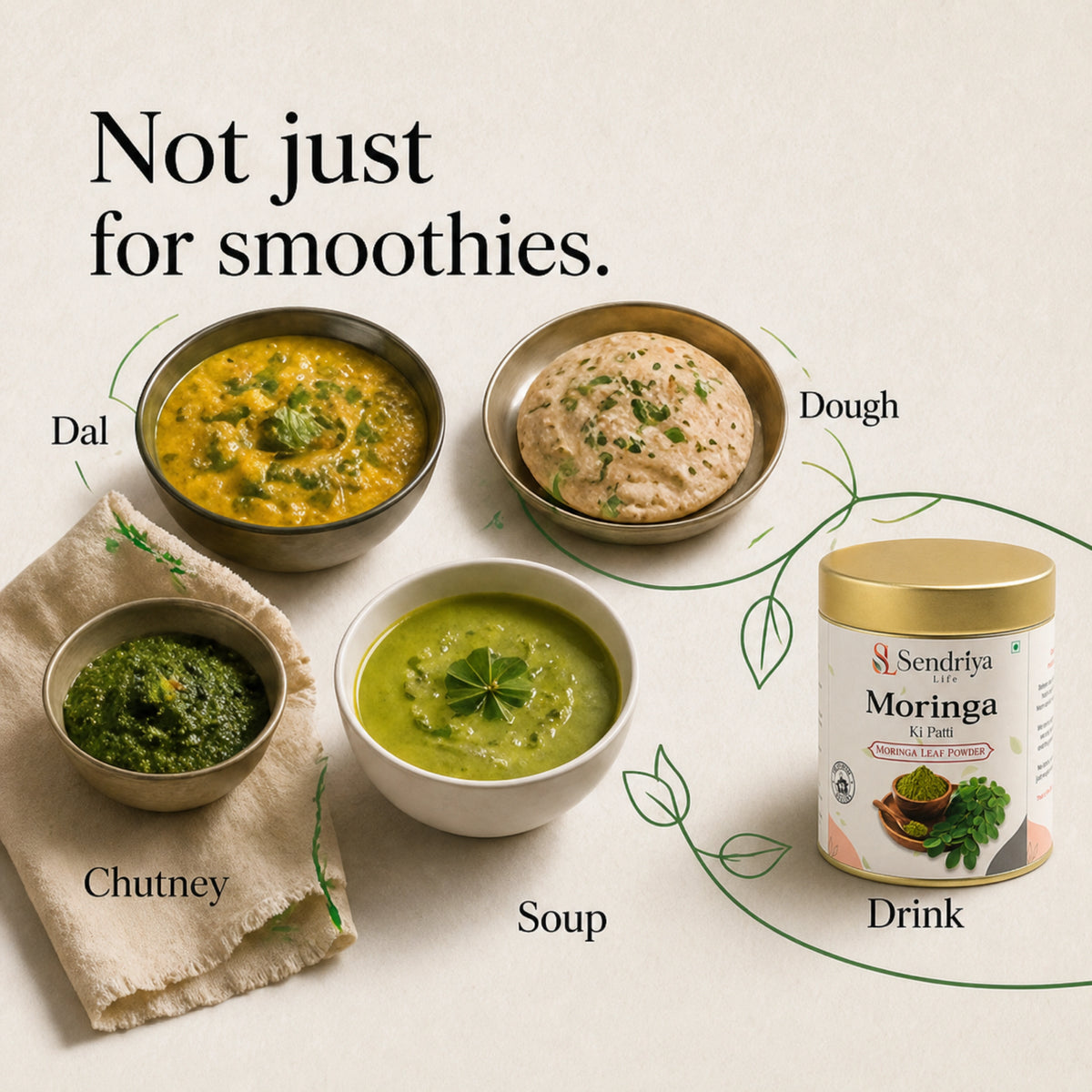 Serving ideas for Moringa Leaf Powder